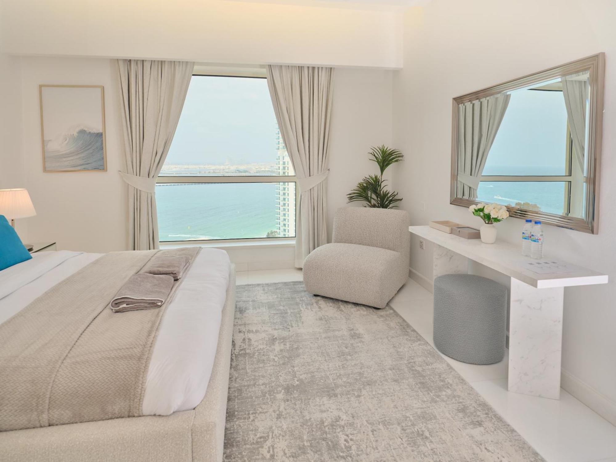 Jbr Beachfront Luxe Apartment All Rooms Sea Facing 두바이 외부 사진