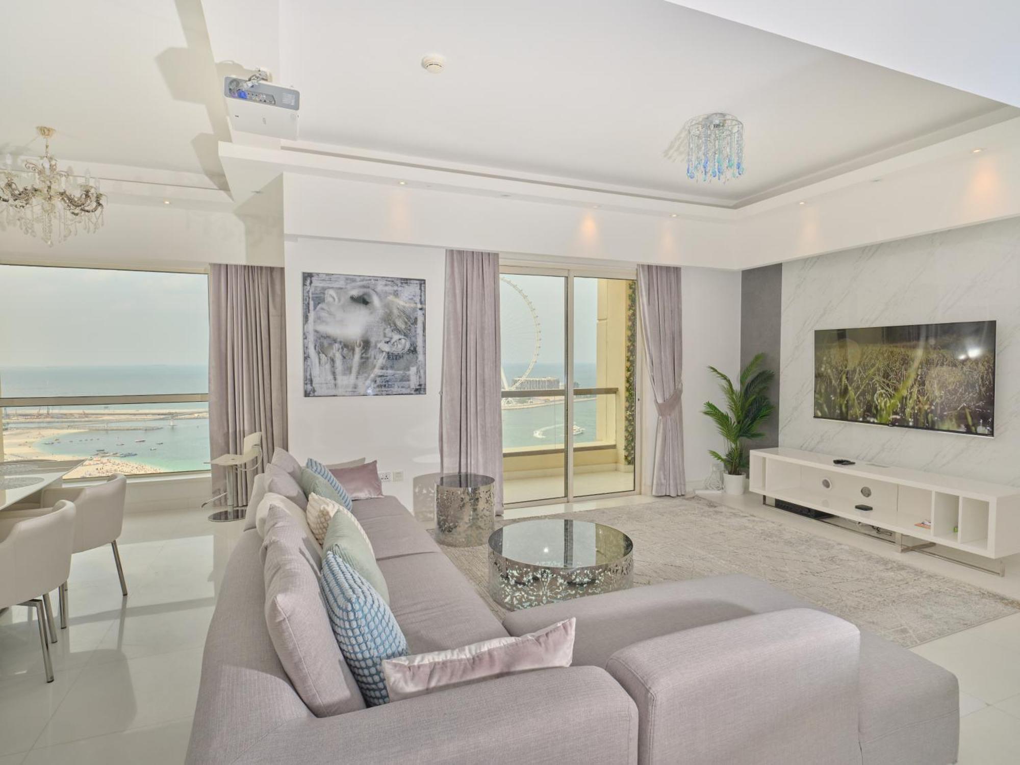 Jbr Beachfront Luxe Apartment All Rooms Sea Facing 두바이 외부 사진