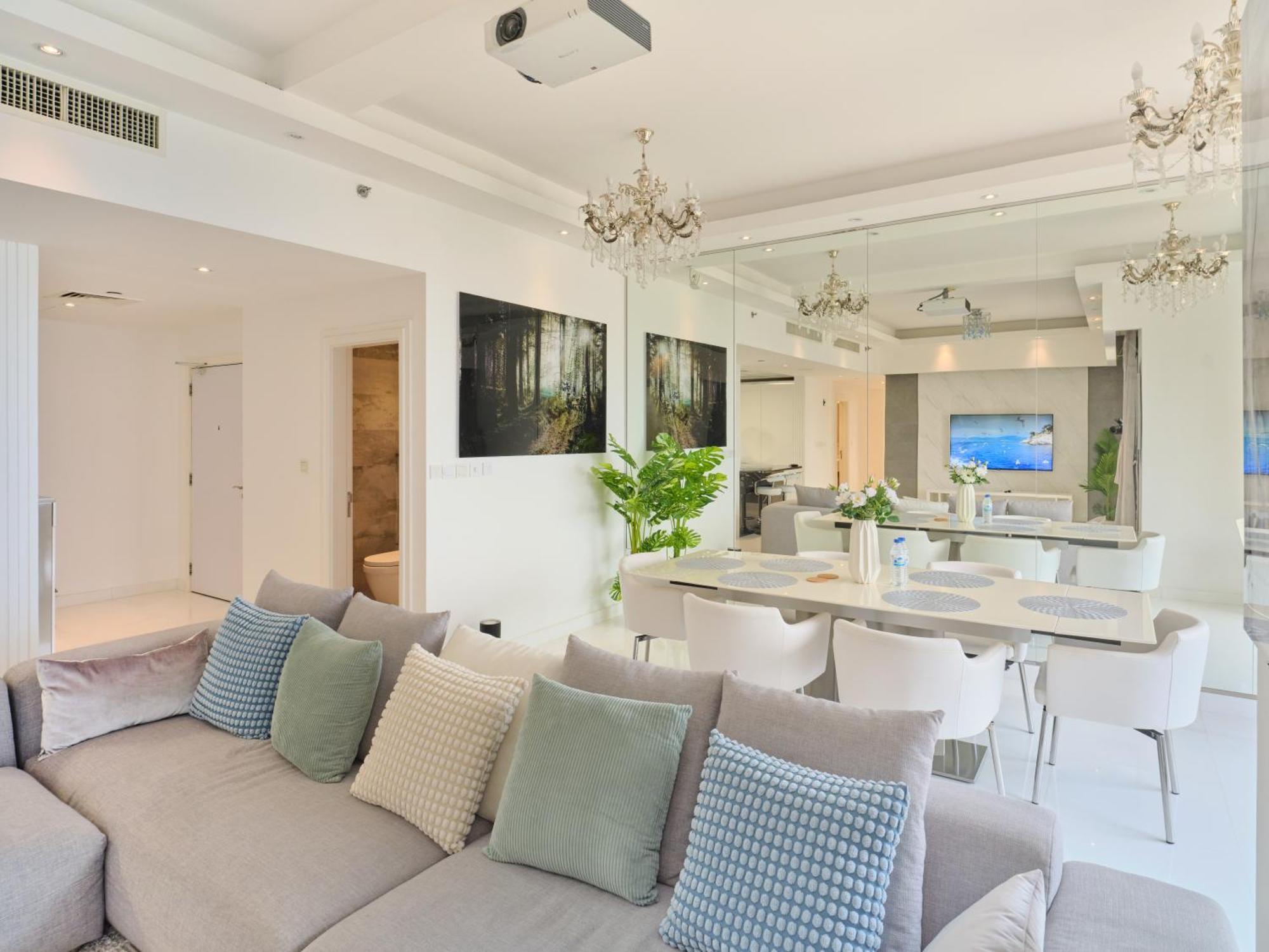 Jbr Beachfront Luxe Apartment All Rooms Sea Facing 두바이 외부 사진