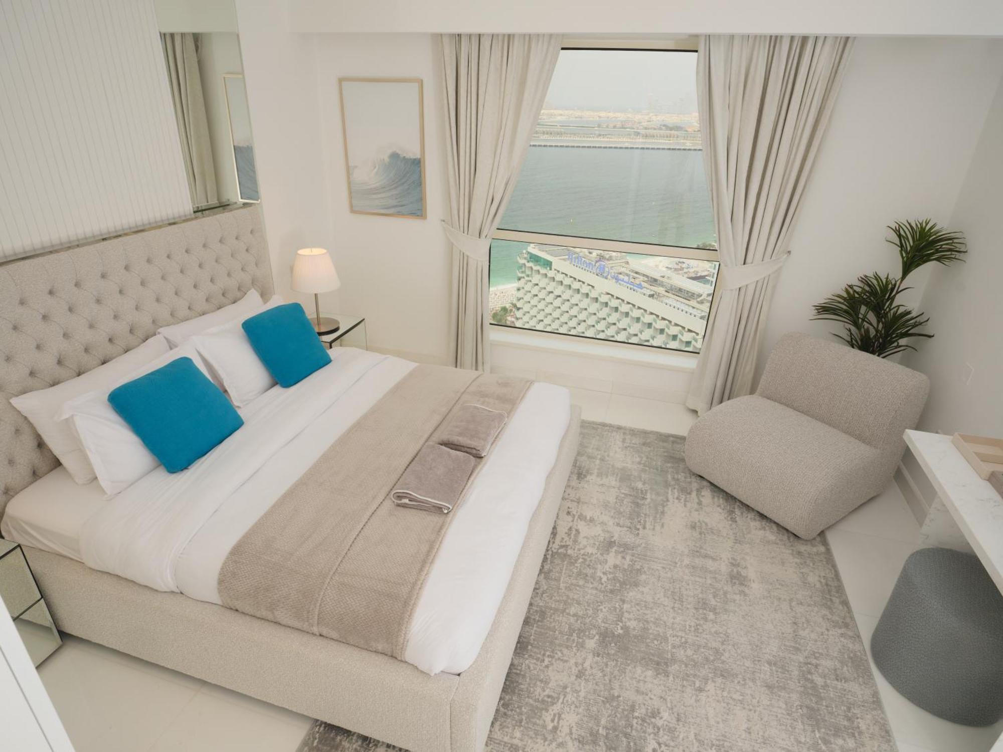 Jbr Beachfront Luxe Apartment All Rooms Sea Facing 두바이 외부 사진