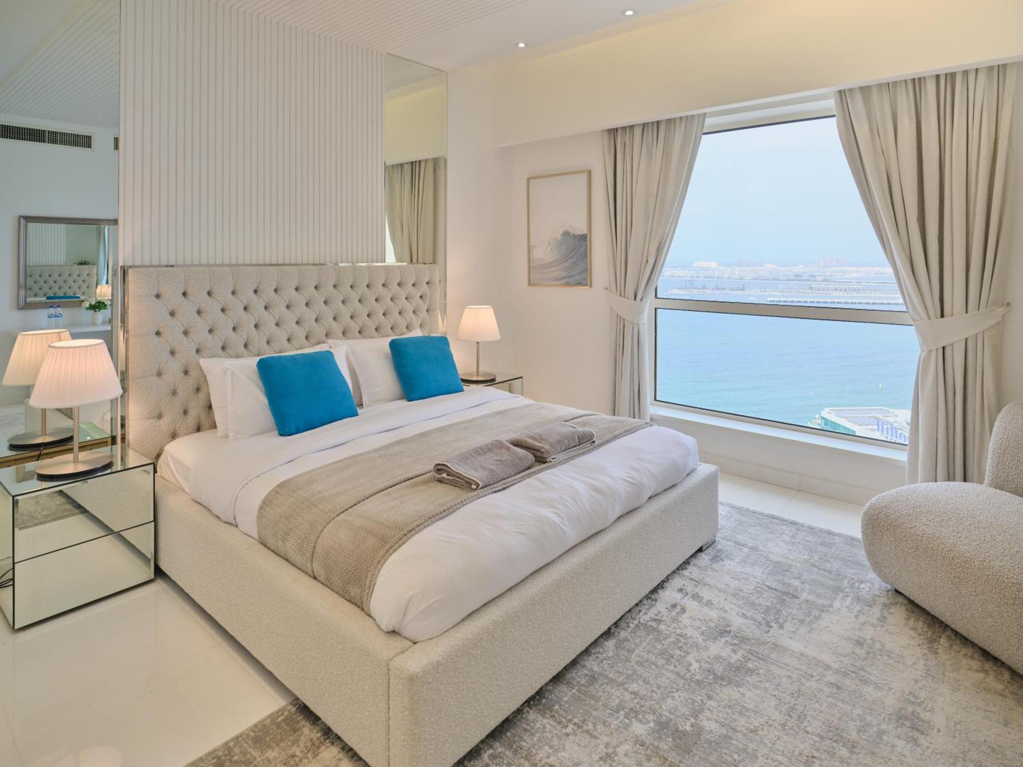 Jbr Beachfront Luxe Apartment All Rooms Sea Facing 두바이 외부 사진