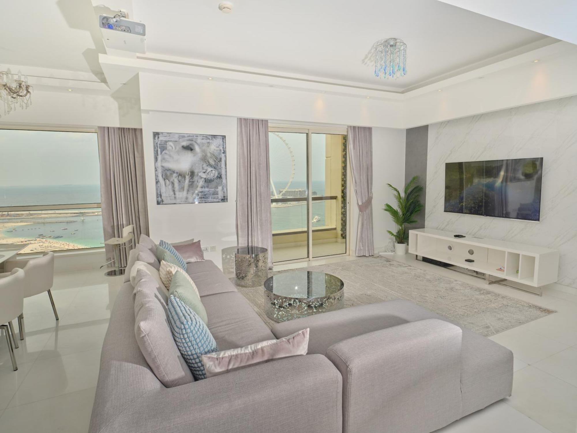 Jbr Beachfront Luxe Apartment All Rooms Sea Facing 두바이 외부 사진