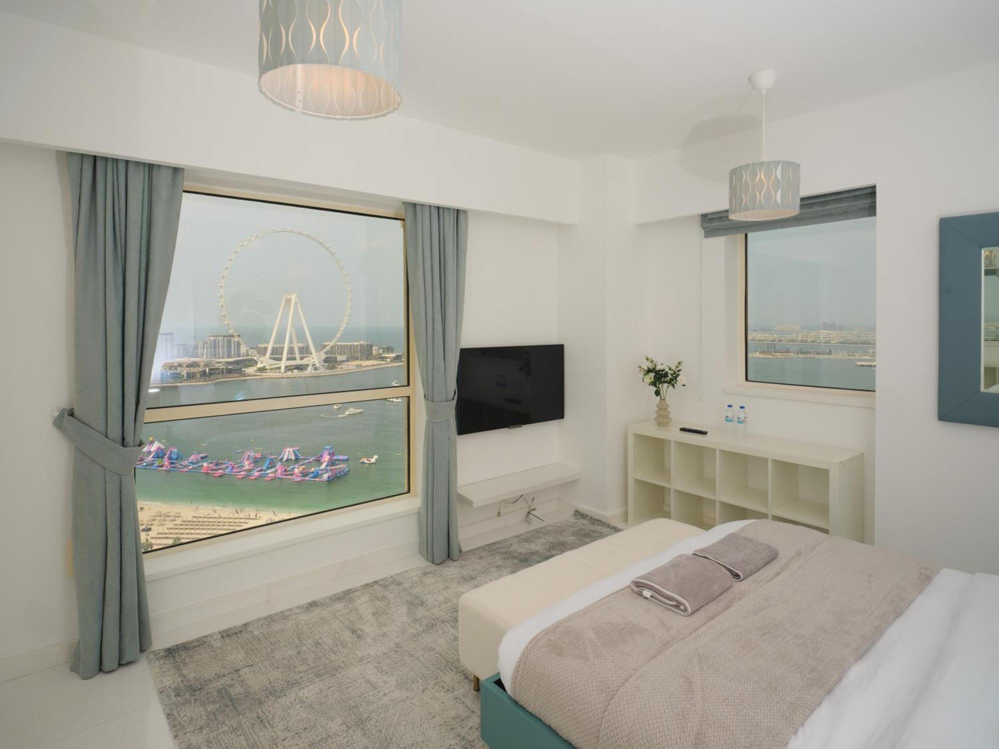Jbr Beachfront Luxe Apartment All Rooms Sea Facing 두바이 외부 사진