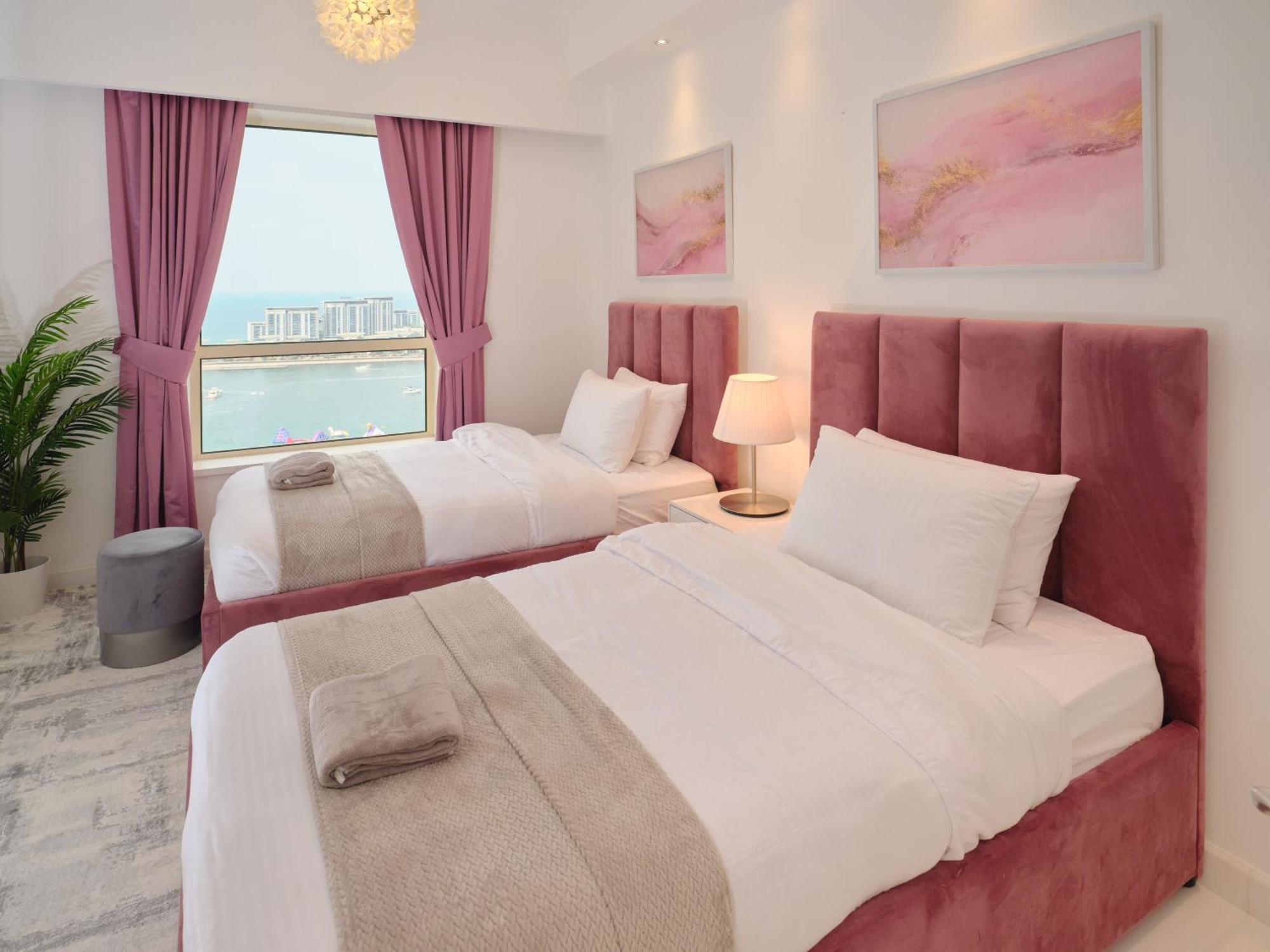 Jbr Beachfront Luxe Apartment All Rooms Sea Facing 두바이 외부 사진