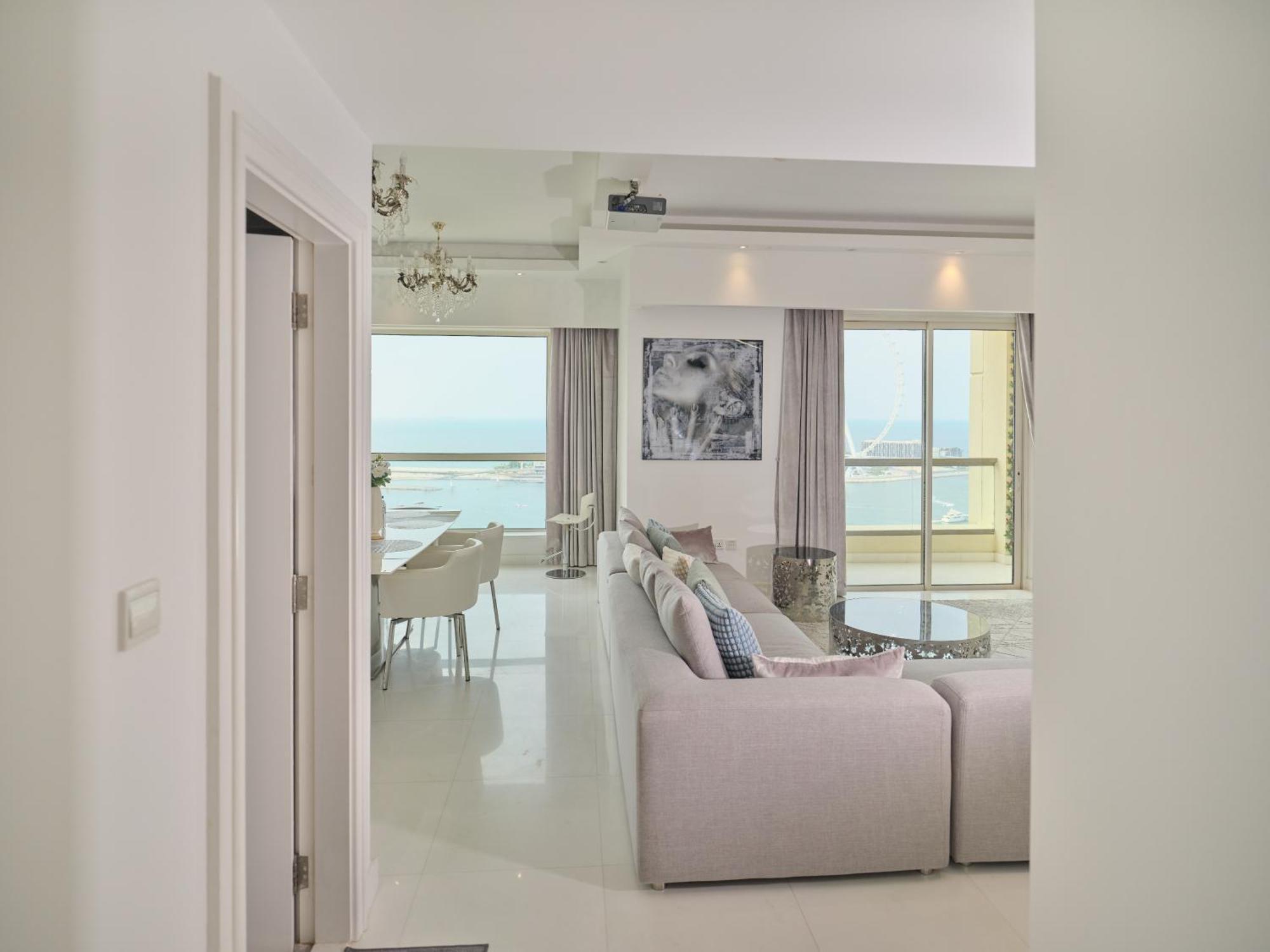 Jbr Beachfront Luxe Apartment All Rooms Sea Facing 두바이 외부 사진