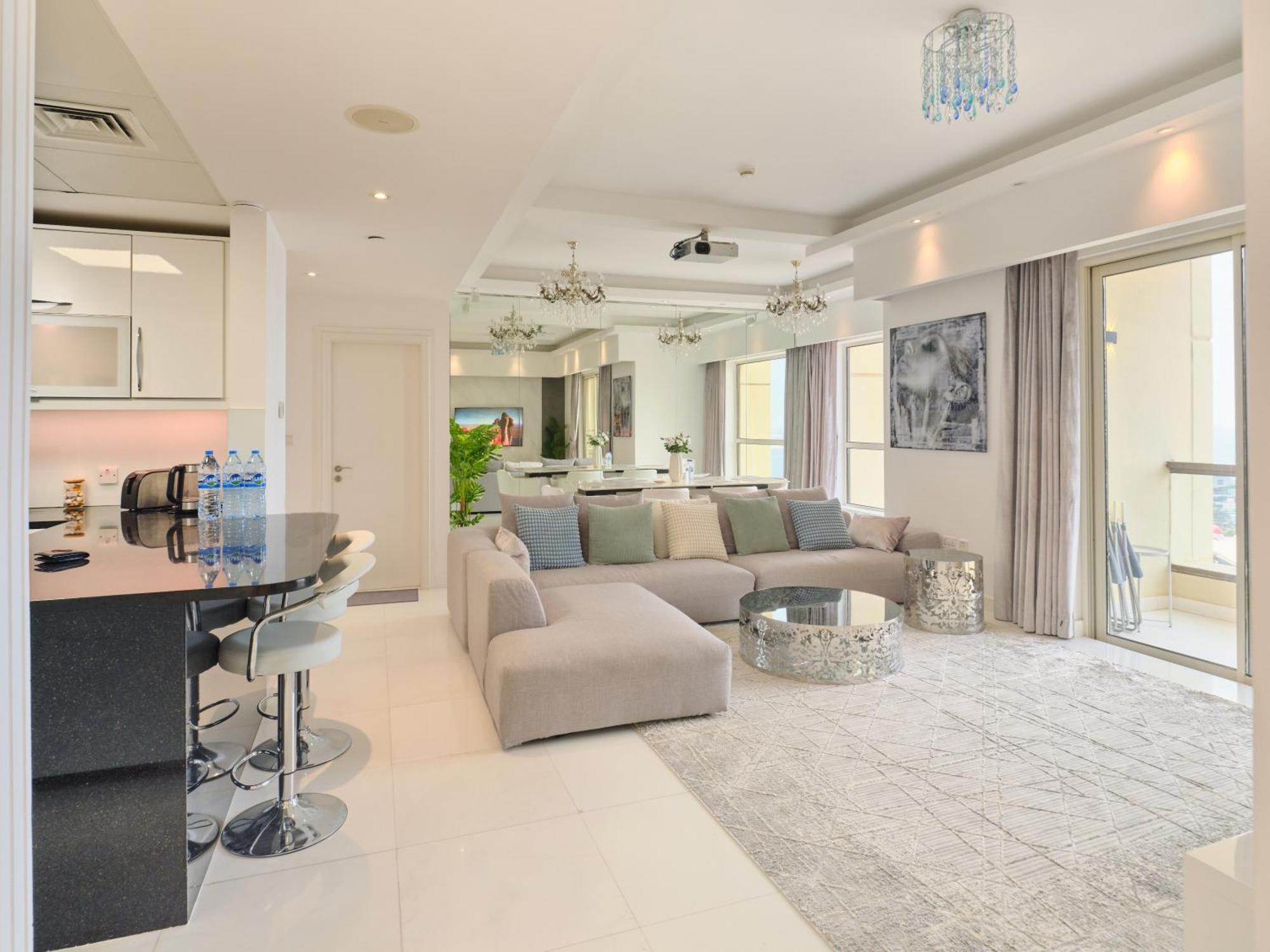 Jbr Beachfront Luxe Apartment All Rooms Sea Facing 두바이 외부 사진