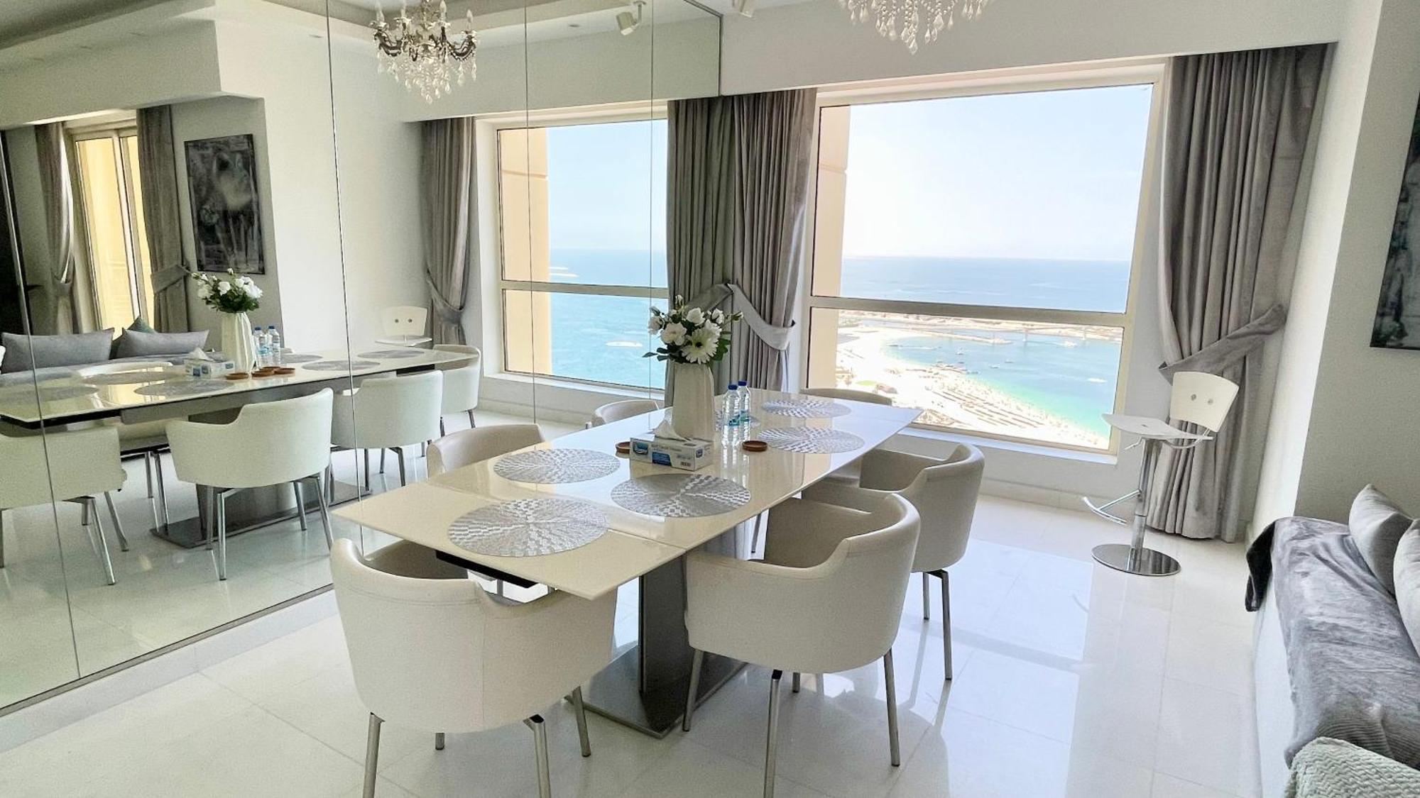 Jbr Beachfront Luxe Apartment All Rooms Sea Facing 두바이 외부 사진